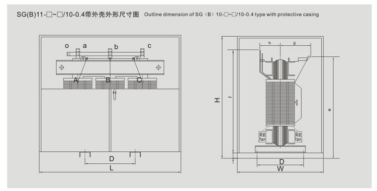 SG(B)11H環(huán)保型干式變壓器